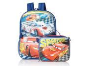 Disney Boy s Cars Speed Run Backpack with Lunch Kit 16 Inches