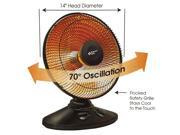 Comfort Zone Oscillating Parabolic Dish Heater