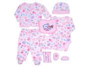 JOON 11 Piece New Born Baby Girls Essentials Gift Set Pink 0 6 Month