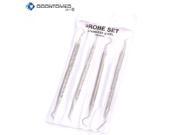 OdontoMed2011® 4 PIECES PROBE SET DOUBLE ENDED STAINLESS STEEL WITH PROTECTIVE PACKING