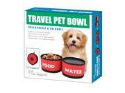 Travel Pet Bowl for Dogs Set of 2