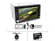 6.2 Inch Universal 2 Din Car DVD Player touch screen cassette car dvd free GPS FM Bluetooth Radio USB SD Free Map