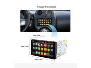 7Inch Touch Screen 2 Din Universal Car No Dvd Player PC Gps Navigation 100% Pure Android 4.4 Video Stereo Free Map
