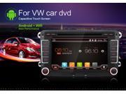 2 Din Quad Core Car DVD Player GPS Navigation Android 4.4 DDR3 1G For VW POLO GOLF 5 6 PASSAT CC JETTA TIGUAN TOURAN Fabia Caddy