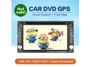 Autoradio Universal Car DVD Player GPS 6.2inch 2din IN DASH Bluetooth Car Radio Stereo Video Free Map Backup Camera Car Styling