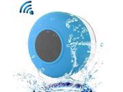 Water Resistant Bluetooth Shower Speaker Wireless Portable Audio w Built in Control Buttons Powerful Suction Cup w Safety Lanyard