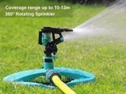 Mopo Water Sprinkler Irrigation System Durable Long Range Lawn Sprinklers for Garden and Backyard