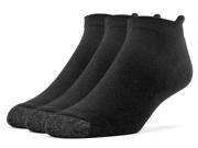 Galiva Men s ExtraSoft No Show Cushion Socks 3 Pairs Medium Black