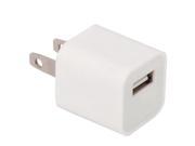 USB AC Power Charger Adapter for all iPhone iPod White US Plug