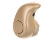 S530 Mini Concealed Wireless Bluetooth V4.0 In Ear Earphone with Microphone Champagne Golden