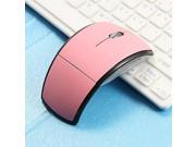 Foldable Mouse 2.4G Wireless Optical Mouse Pink