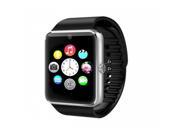 GT08 SIM Card GSM GPRS Bluetooth Smart Watch for iOS Android Cellphone Silver