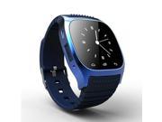 M26 Stylish Touch Screen Smart Bluetooth Bracelet Watch Blue
