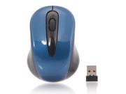 2.4G Wireless Optical 800 1600cpi Mouse for PC Laptop Blue