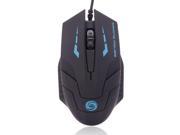A876 USB 2.0 3 Button Wired Game Mouse Black