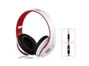 OV X8 Foldable 3.5mm Headphone Headset with Mic for iPhone PC Laptop White
