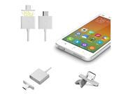 Magnetic Micro USB Charging Data Cable for Android Device White
