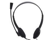 OV L900MV 3.5mm Stereo Headset Headphone Microphone for PC Notebook Black