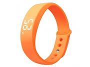 W5 USB Multi functional Smart Wrist Band Bracelet with G sensor Pedometer Data Memory Sleep Monitor Orange