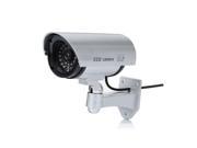 Simulation Fake Camera Burglar Security Monitor Domestic Surveillance Camera Silver