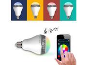 Seven Color Light LED Wi Fi Bluetooth Music Lamp White
