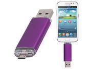 16GB Fashionable OTG USB Flash Drive for Smart Phones Tablet PCs Purple