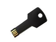 4GB Metal Key Shaped USB Flash Drive Black