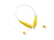 HV800 EDR2.1 Head mounted Wireless Bluetooth Stereo Sporty Headset Yellow