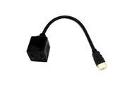 HDMI Male to 2 HDMI Female Y Splitter Adapter Cable