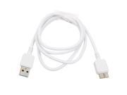 USB 3.0 Data Cable for Samsung Note3 S5 White