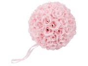 New 9.84 inch Wedding Decor Romantic Super Flower Kissing Ball Pink