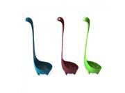 Creative Kitchen Plastic Nessie Style Ladle Spoon Blue