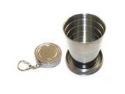 75ml Stainless Steel Travel Portable Folding Telescopic Collapsible Cup