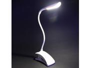 Dimmable Clip On USB Rechargeable Touch Sensor LED Reading Light Desk Table Lamp