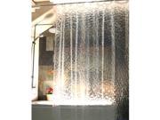 Uniquely Designed 3D Water Cube Design Shower Curtain Bathroom Waterproof 72