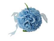 New 4.72 inch Wedding Decor Romantic Rose Flower Kissing Ball Blue