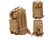 3P Outdoor Sport Camping Hiking Trekking Bag Military Tactical Rucksacks Backpack Mud Color