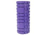 33*14cm Gym Exercise Fitness Hollow Foam Muscle Massage Yoga Roller Purple