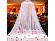 White Elegant Lace Bed Canopy Mosquito Net