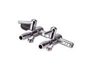 2 outlets Stainless Steel Aquarium Air Distributor Lever Valve