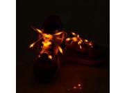 2pcs Nylon LED Shoelaces Flat Luminous Shoelace for Sneakers Yellow