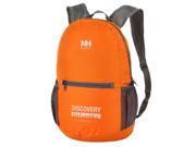 Naturehike Water Resistant Double Shoulder Foldable Outdoor Backpack with Multi pocket Orange Gray