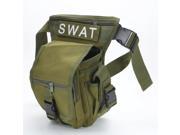 Multifunction Outdoor Leg Bag Utility Thigh Fanny Waterproof Tactical Waist Pack Cycling Hiking Hunting Army Green