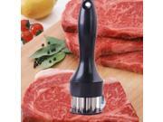 Stainless Steel Meat Cooking Tenderizer Tool 48 Needle Knife Black