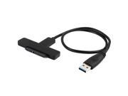 3G High Speed USB 3.0 to SATA 22 Pin 2.5 inch HDD Adapter Cable Length 40cm