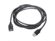 Black 3M 10ft USB 2.0 A A M F MALE FEMALE Extender Cable Cord