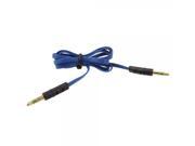 1m 3.5mm Audio Flat Male to Male Cable Extender Blue