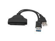 USB3.0 USB2.0 to SATA 22Pin Cable for 2.5inch HDD Hard Disk Driver