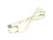 5 FT USB 2.0 A Male to A Female Extension Cable White