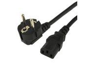 High Quality 3 Prong Style EU Notebook AC Power Cord Length 1.8m